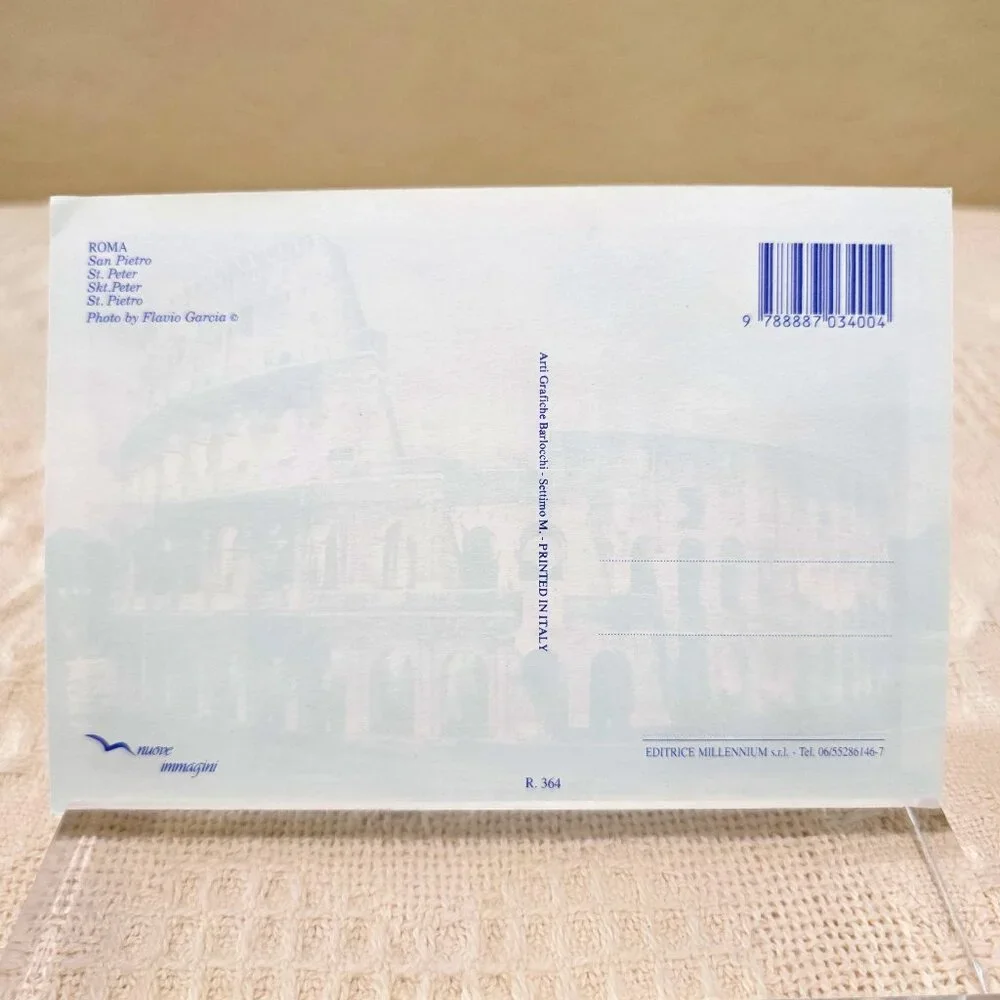 Vintage Postcard 2000 rome